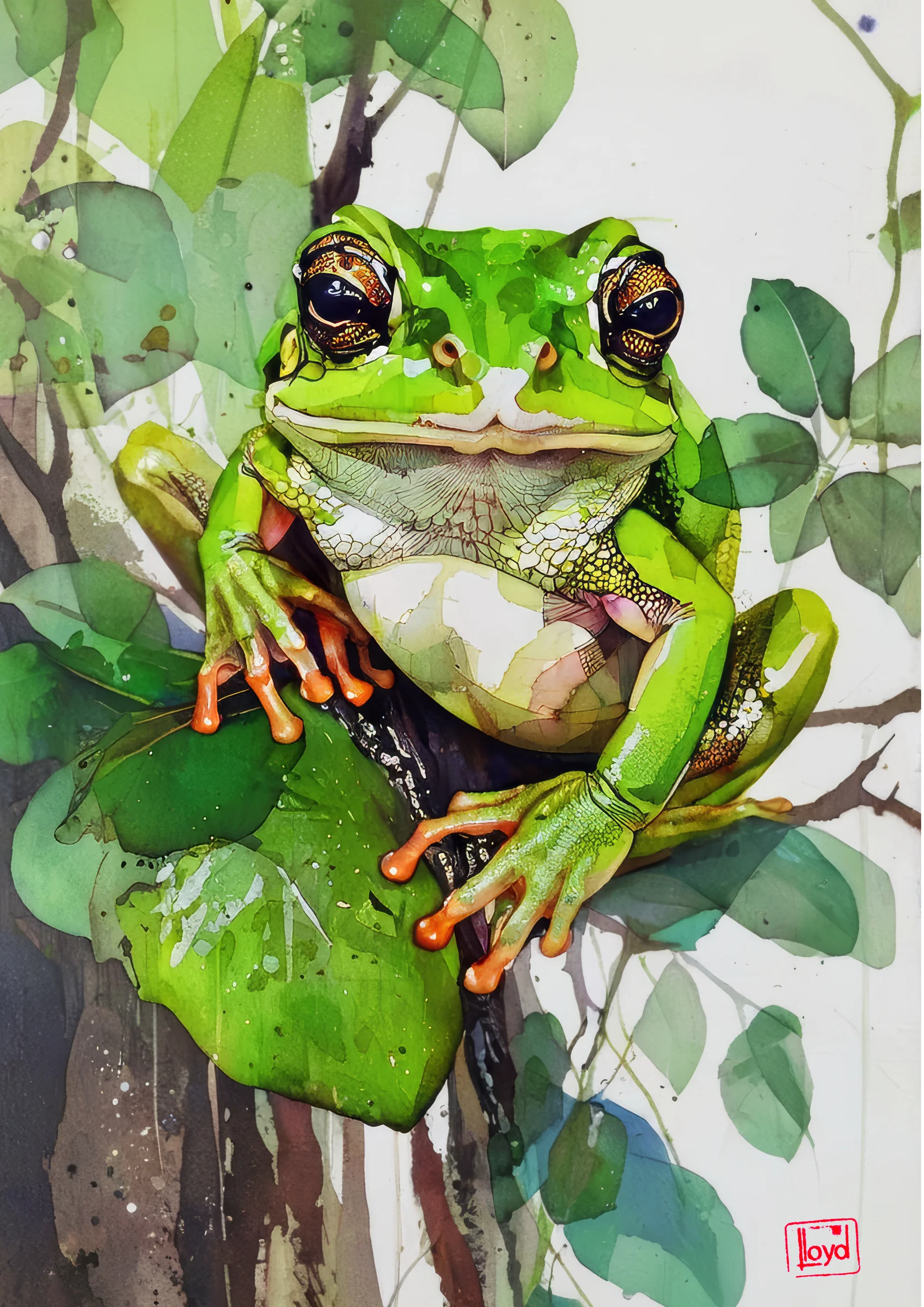 202542 Green Tree Frog