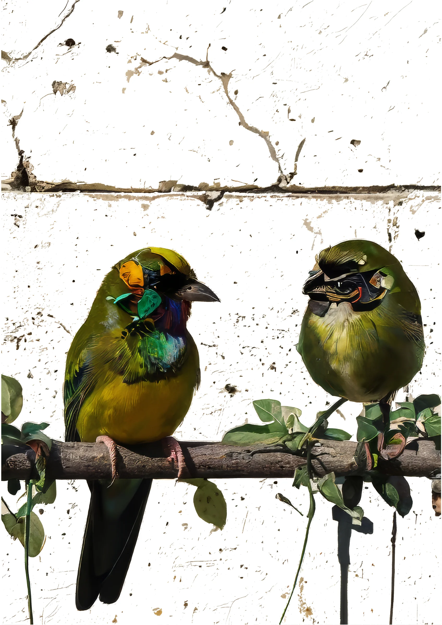 202556 Birds on a Branch