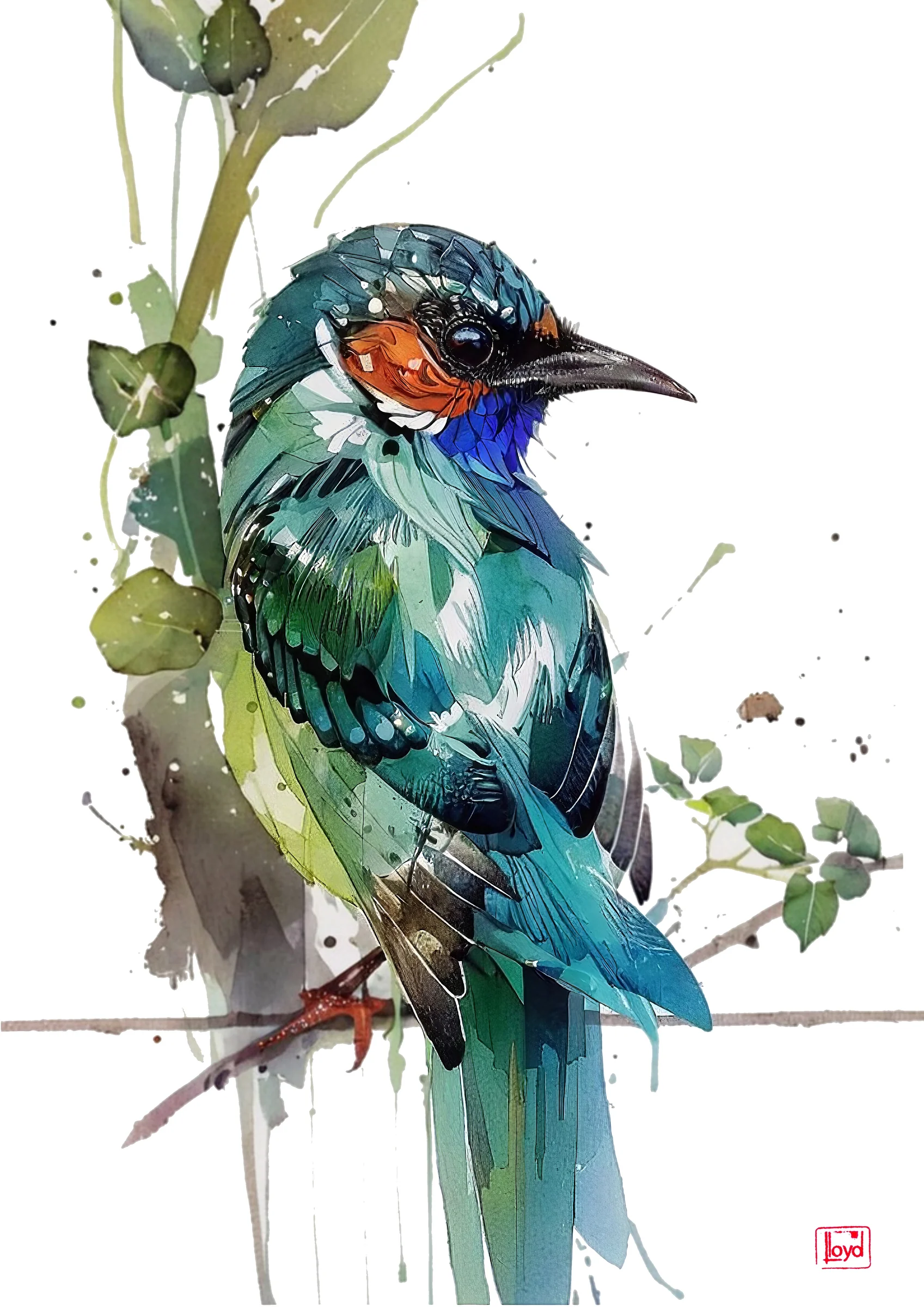 202550 Bird on a Branch