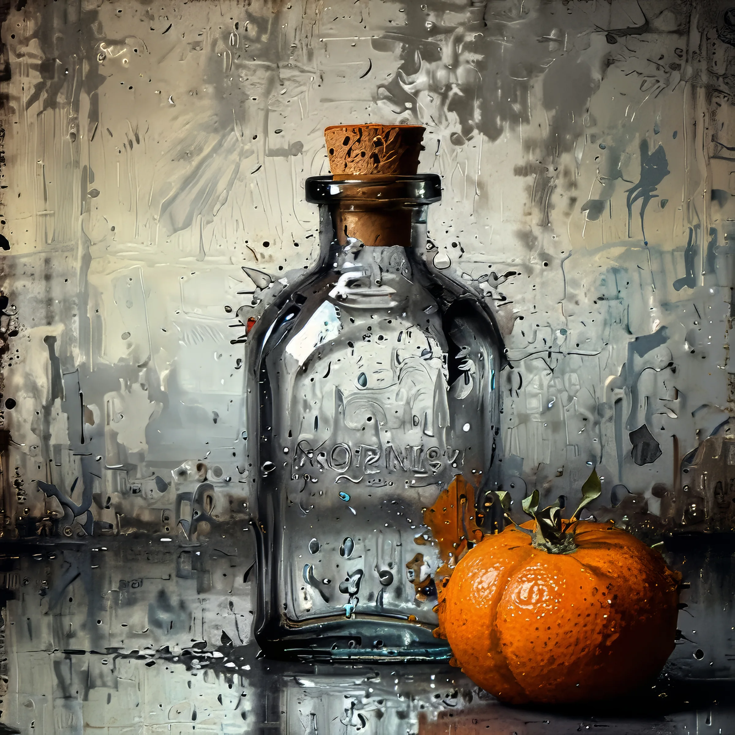 202555 Bottle with Orange