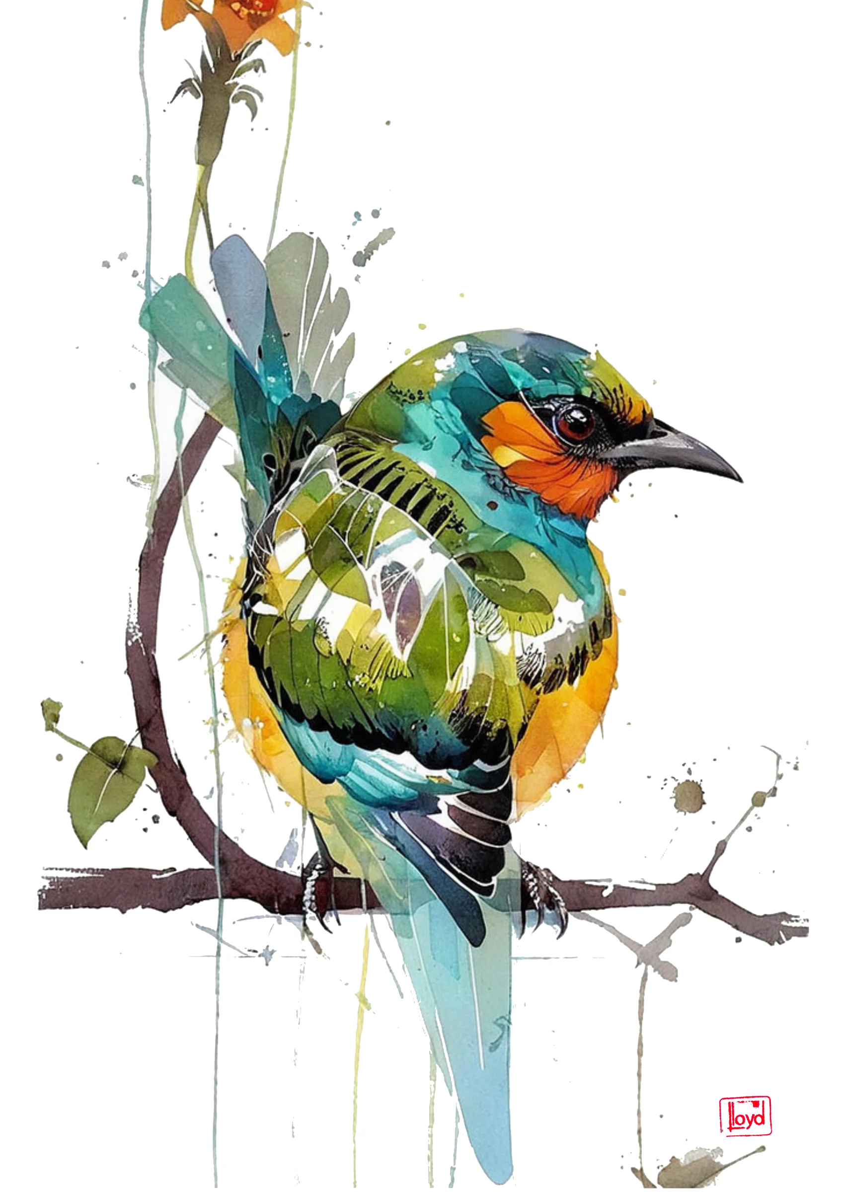 202549 Bird on a Branch
